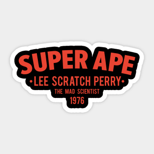 Super Ape: Lee Scratch Perry's Dub Odyssey Sticker